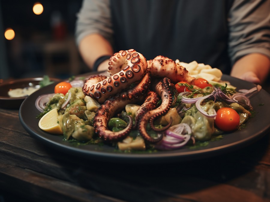 D'où vient la salade de poulpe à l'italienne ?